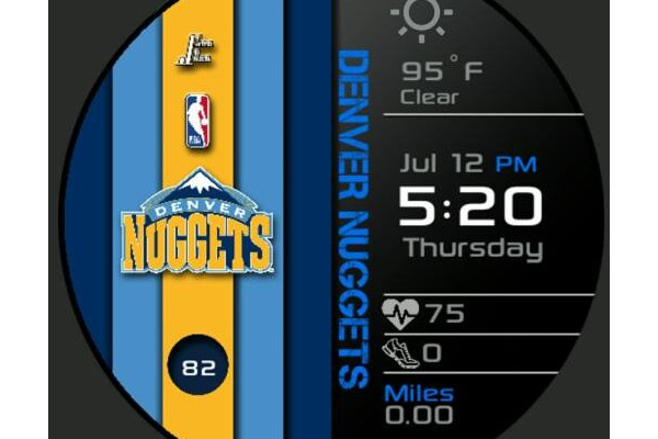 Nuggets Striped Digital