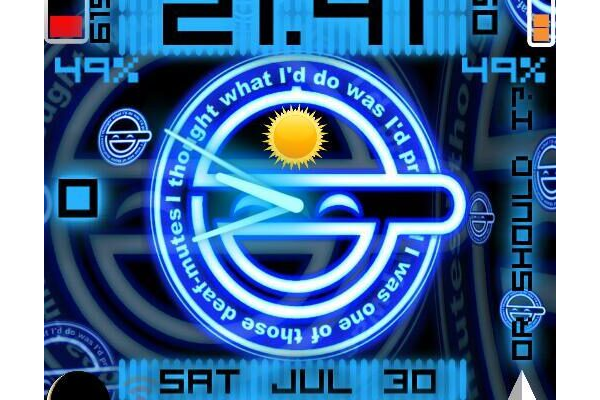 ghost in the shell laughing man logo