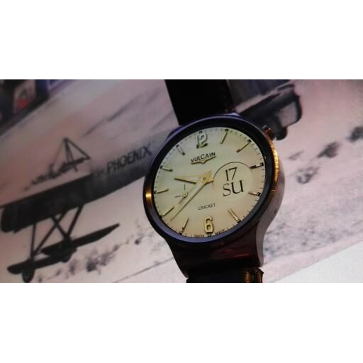 Vulcain Cricket Vintage Styled Beige