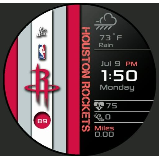 Rockets Striped Digital