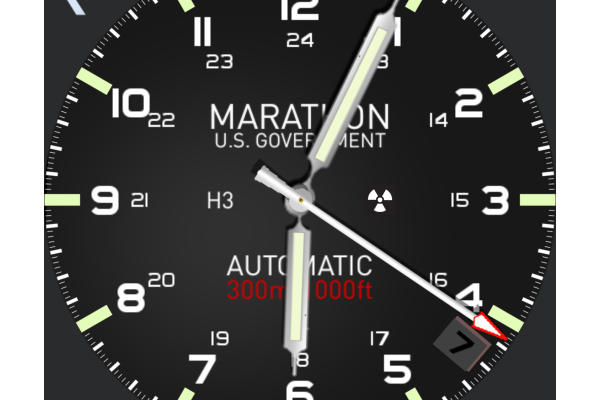 Half Marathon pushbutton GMT