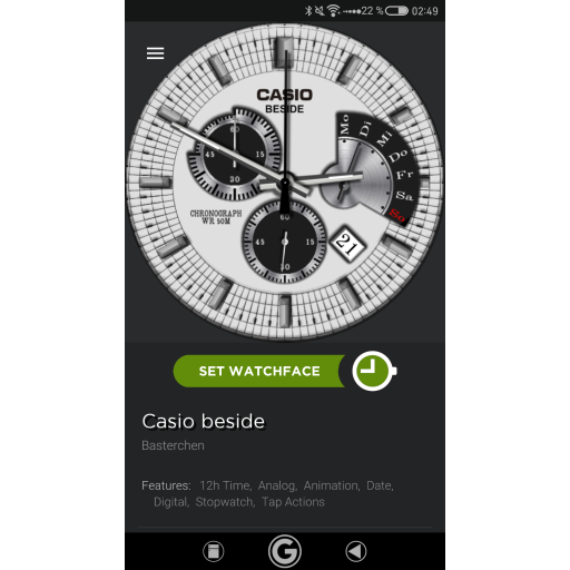 Casio beside