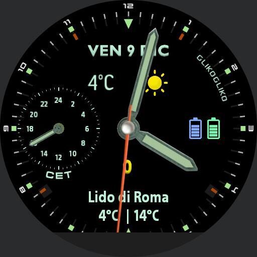 Gliko Watch v5 TZ (CET)