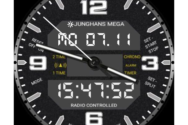 Junghans Mega Radiocontrolled Dark