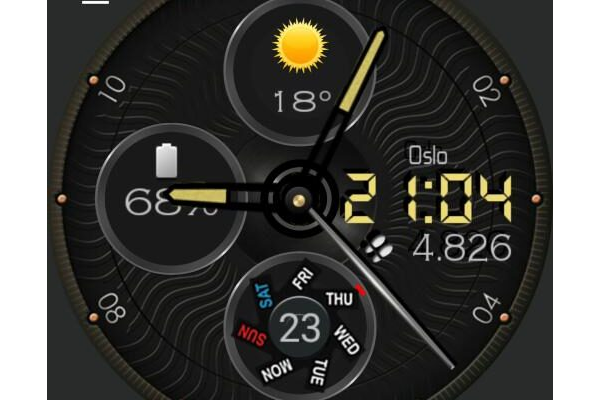 MR Watch Gold Plate