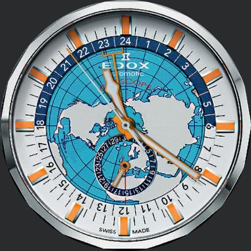 Edox Geoscope Gmt Automatic