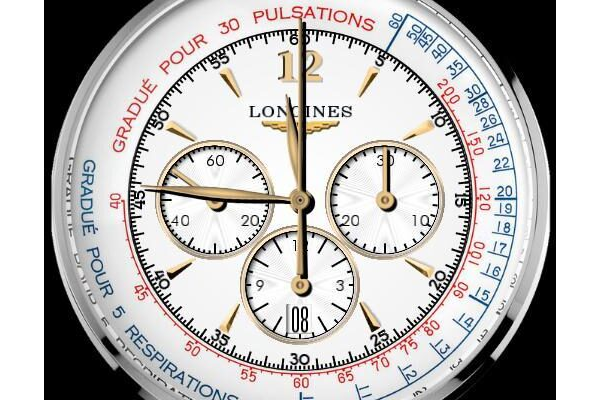 Longines Asthmometer-Pulsometer Chronograph