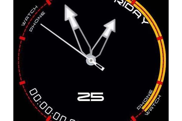 Minimal with battery meters