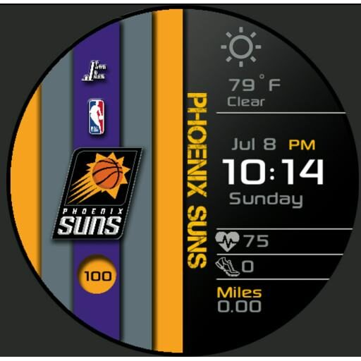 Suns Striped Digital