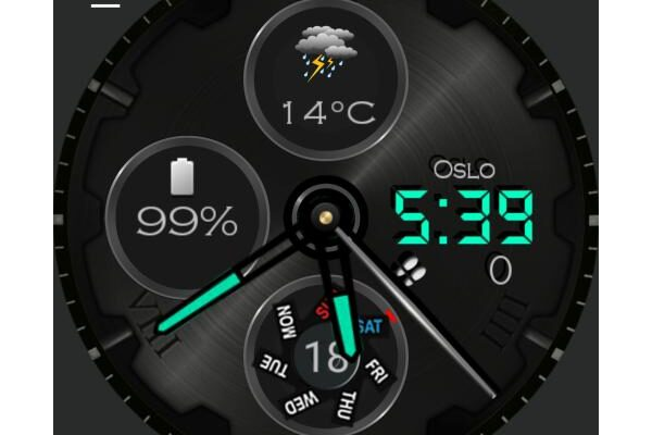 MR Watch Green Metal 2nd version (full dim mode)