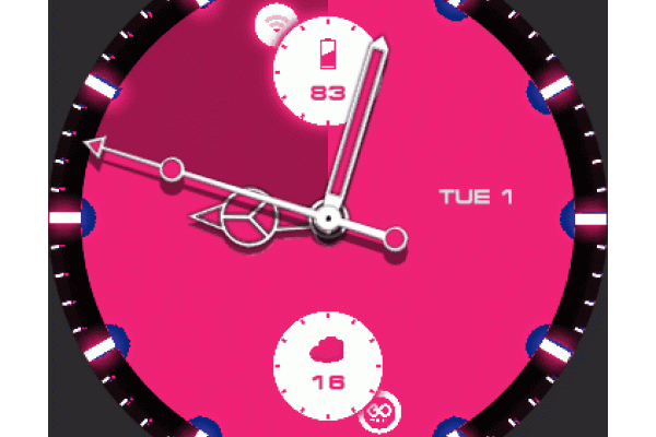 GoMobile Pink Analog Watch