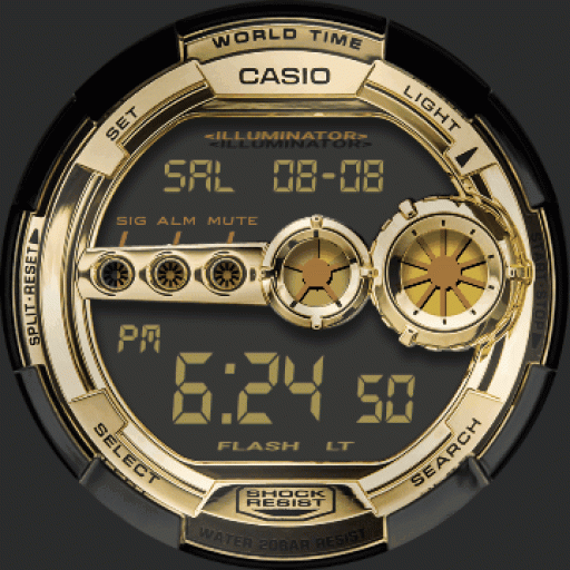 gshock gd100gold