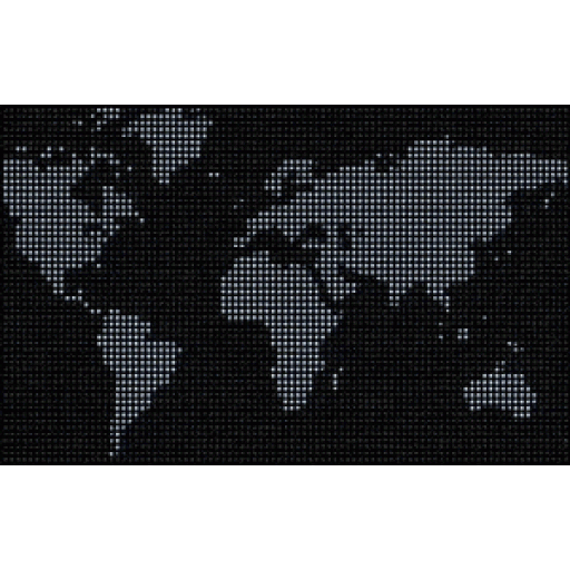 Scrolling LED Earth
