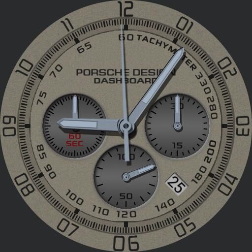 Porsche design dashboard