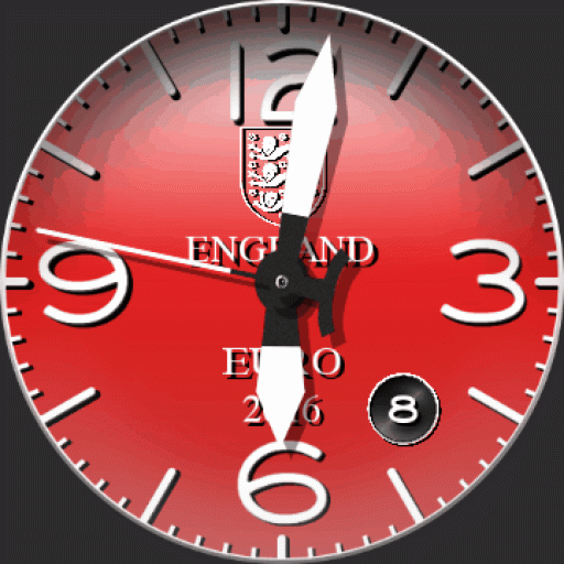 England Football Supporter Face Red