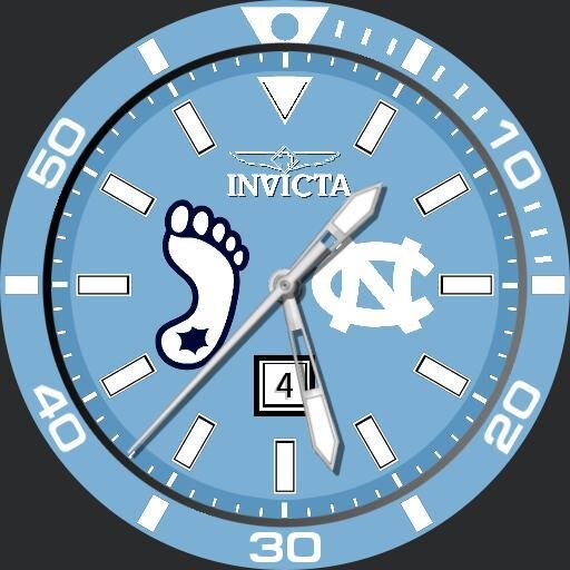 In-Victa Dive Watch North Carolina Tarheels