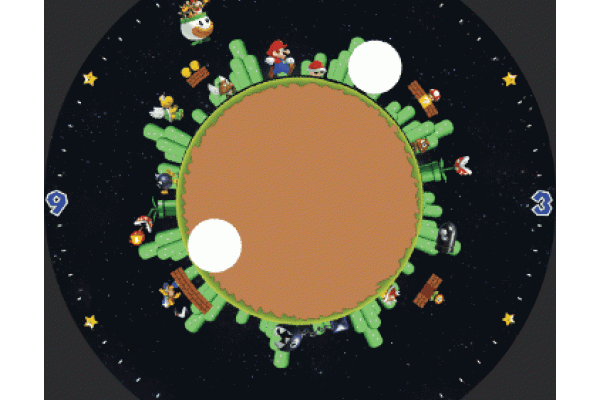 Bowser's Koopa Clown Car Watchface