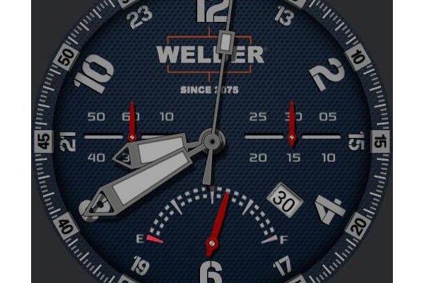 Blue welder