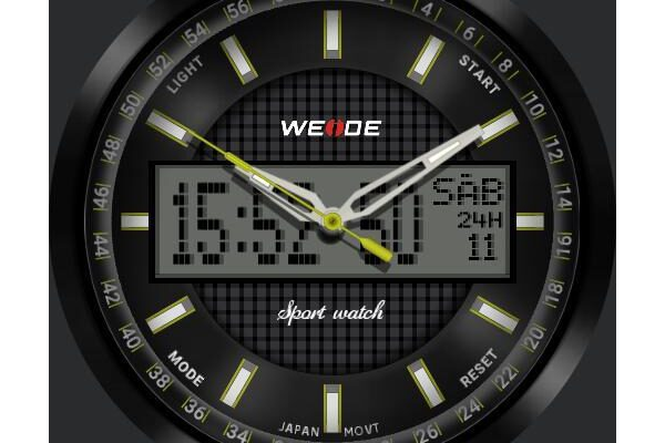 My Version Weide Digital and Analog Watch