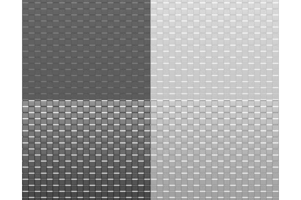Backgrounds Squares Chrome and Metal (4 parts)