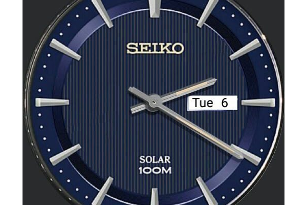 Seiko blue solar
