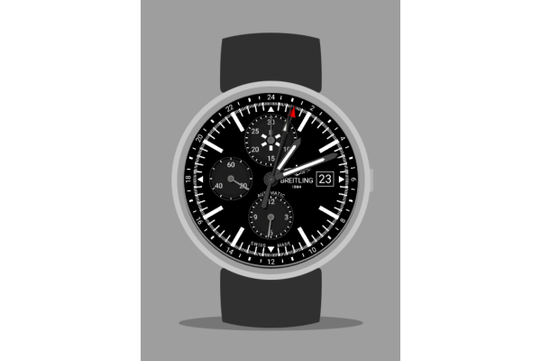 Breitling Chronoline all black