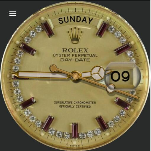 DIAMONDS & RUBYS ROLEX