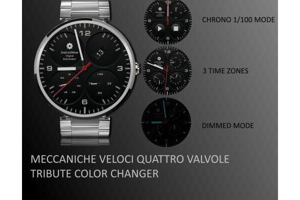 Meccaniche Veloci Quattro Valvole Tribute Multifonctions Dimmed Color Changer