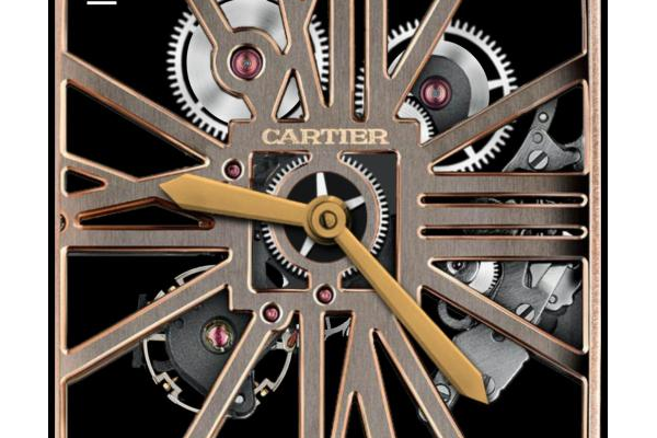 Caartier Tank Skeleton Watch