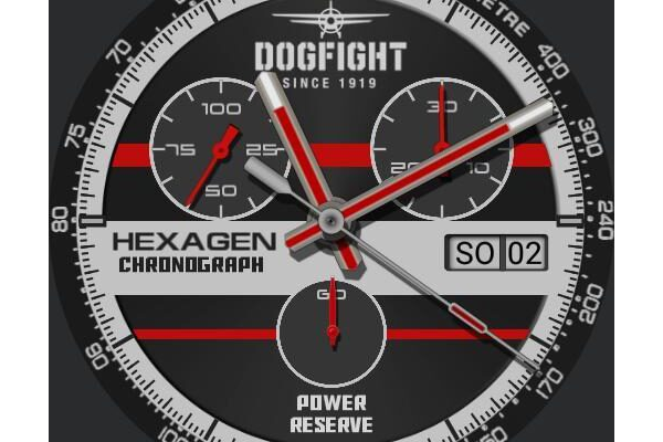 Hexagen dog fight red