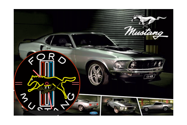 Ford Mustang Neon Watch