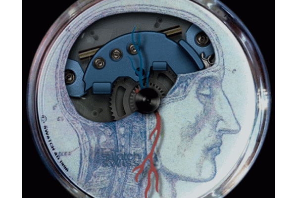 swatch ticking brain