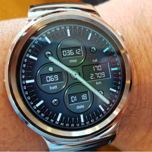 Ana-digi grey mint
