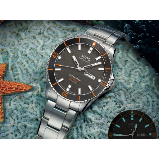 Mido Ocean Star Captain Titanium