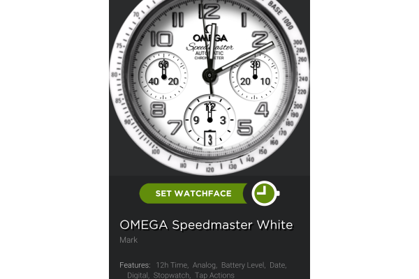 Omega Speedmaster White