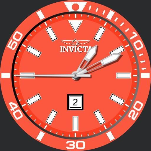 Invicta Dive Tribute Orange