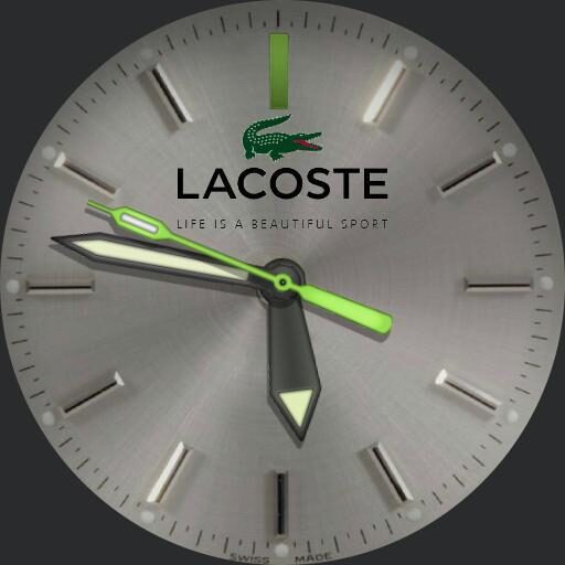 Lacoste silver shine