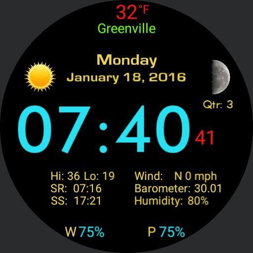 Digital Weather Watch