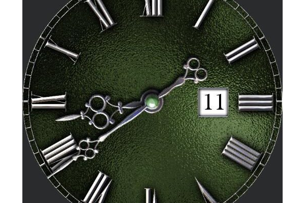 HD Green gothic watch
