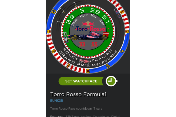 Torro Rosso countdown