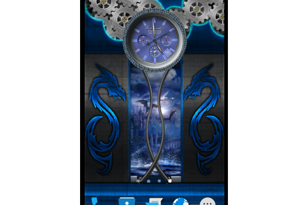 PeryWinkle watch and background