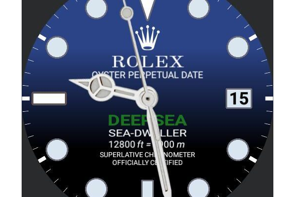 Rolex Deepsea Sea-Dweller with decimal time option