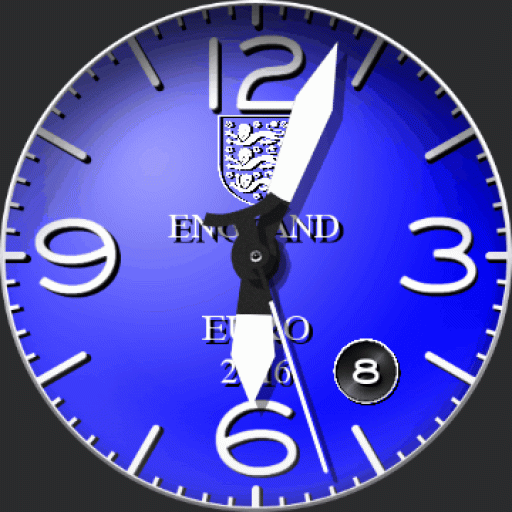 England Football Supporter Face Blue