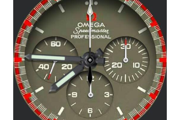 Omega seamaster red and white