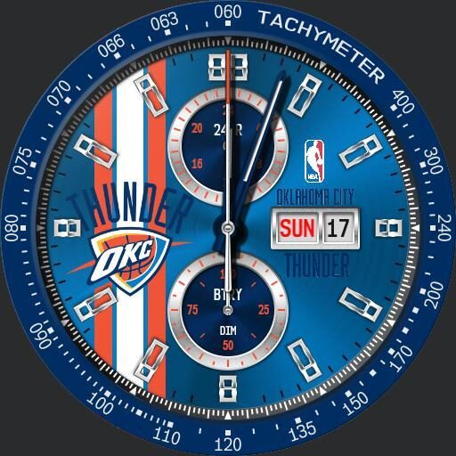 Oklahoma City Thunder NBA Modular Racer by QWW