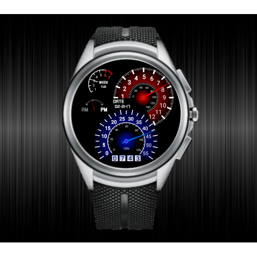 Speedometer Style LED Digital 