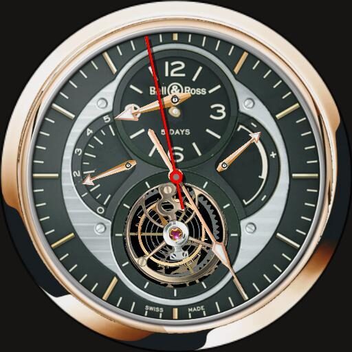 Bell & Ross Military Toubillon Multiface Concept.