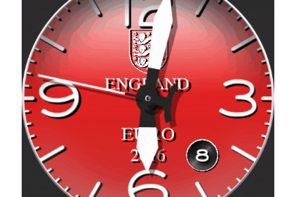 England Football Supporter Face Red