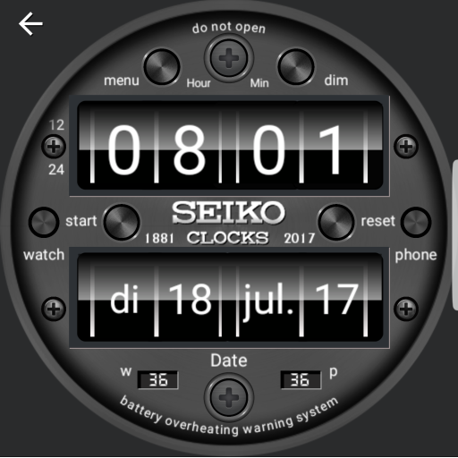 Seiko drum v2 with dim mode