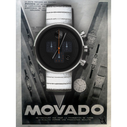 Movado Bold Black